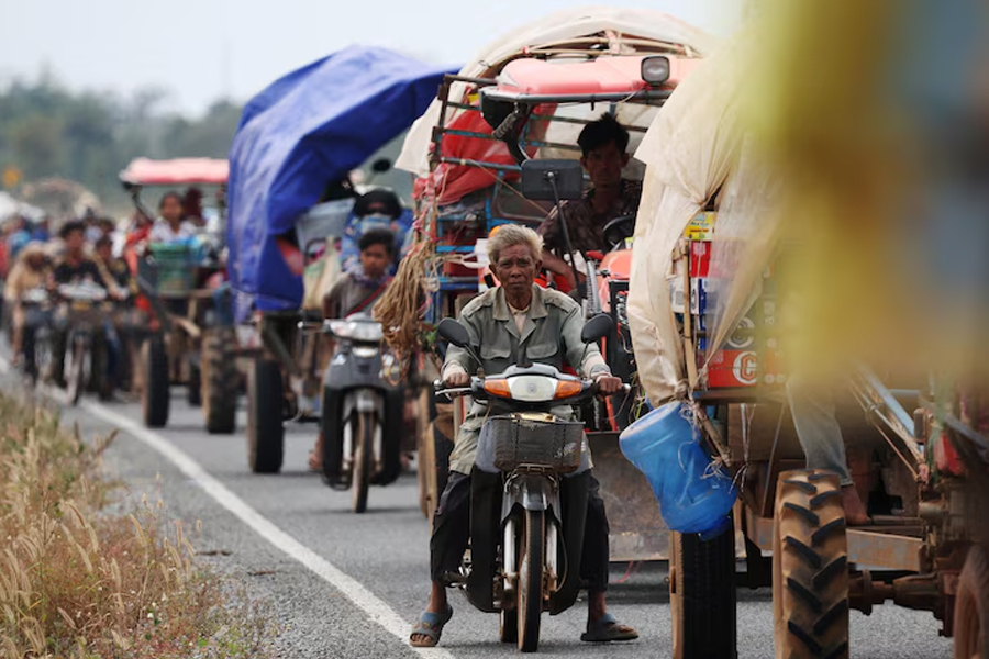 সীমান্ত প্রদেশে কারফিউ জারি থাইল্যান্ডে