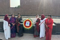 এনসিপির দুই নারী এমপির জুলাই শহীদদের গণকবরে শ্রদ্ধা