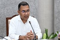 তারেক রহমানের সঙ্গে স্বেচ্ছাসেবক দল ও ছাত্রদলের বৈঠক