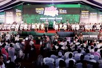 জুলাই শহীদ পরিবার ও যোদ্ধাদের নিয়ে জামায়াতের সমাবেশ চলছে