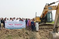 ধনপুরে খাল খনন সংস্কার কাজের উদ্বোধন করলেন এম এ মালিক