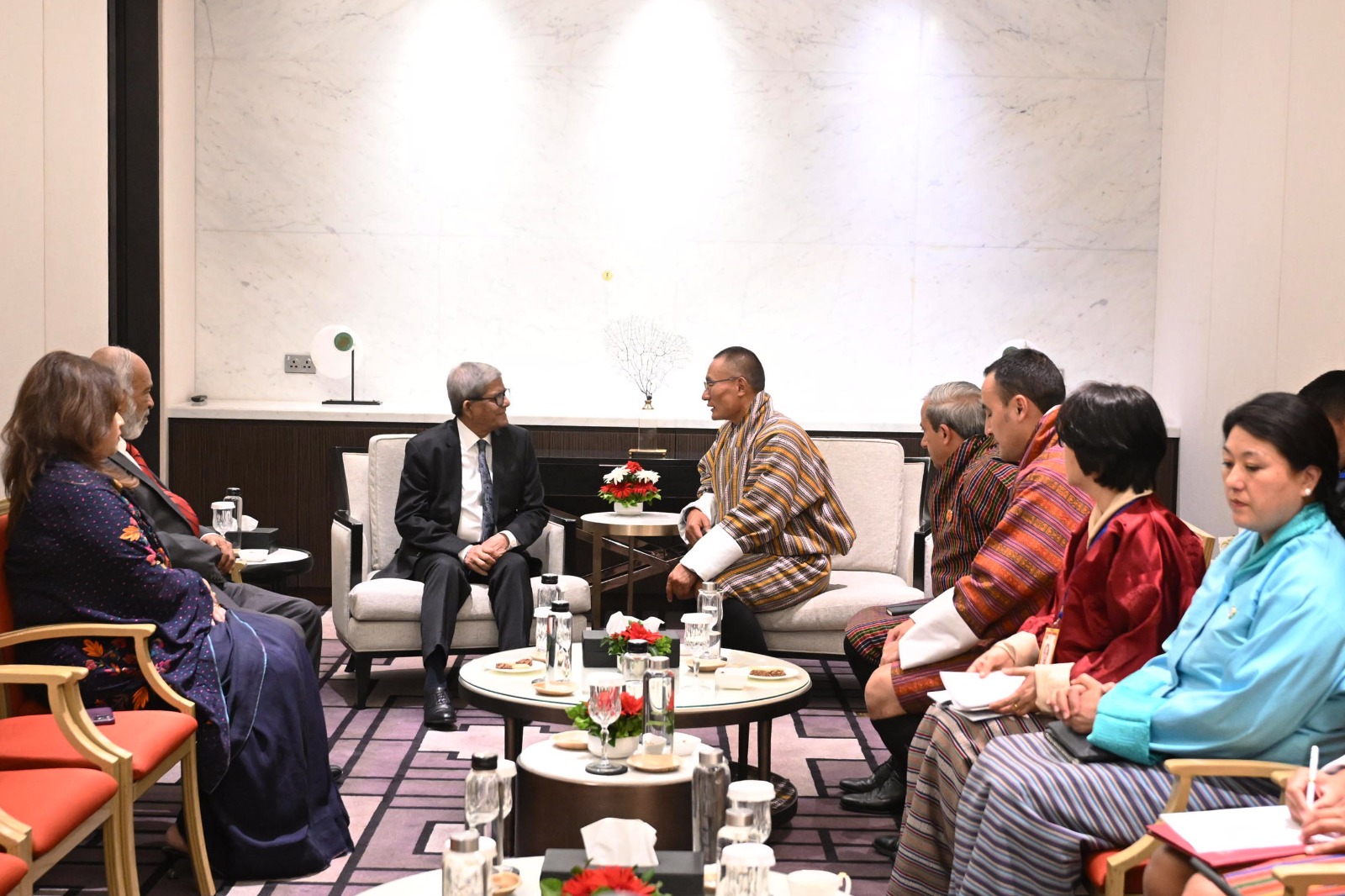 ভুটানের প্রধানমন্ত্রীর সঙ্গে বিএনপি নেতাদের সাক্ষাৎ