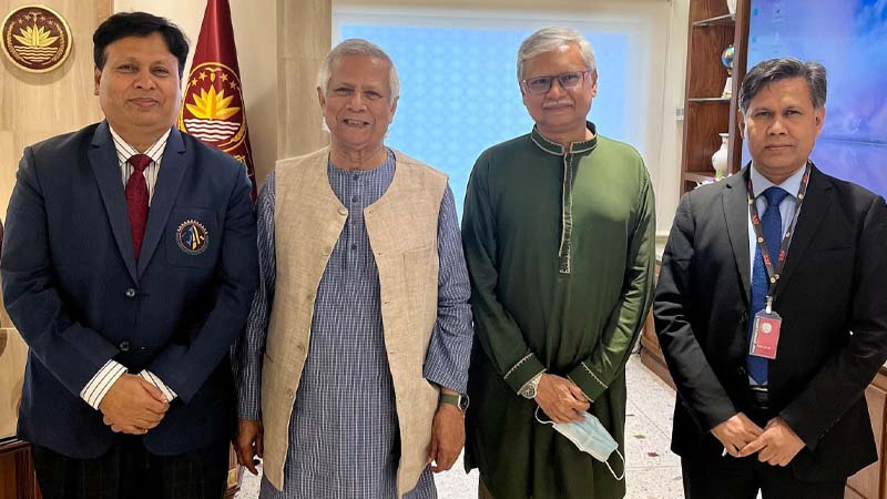 প্রধান উপদেষ্টার সঙ্গে রাবি উপাচার্যের সাক্ষাৎ