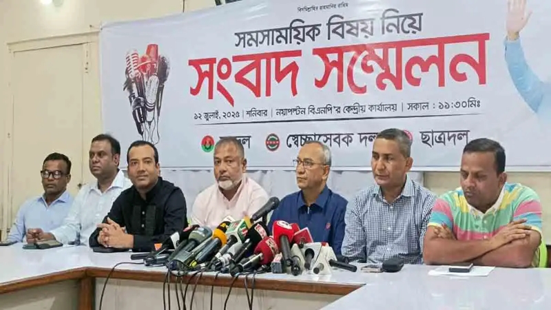 একটি গোষ্ঠী সহিংসতার উসকানি দিচ্ছে: যুবদল সভাপতি