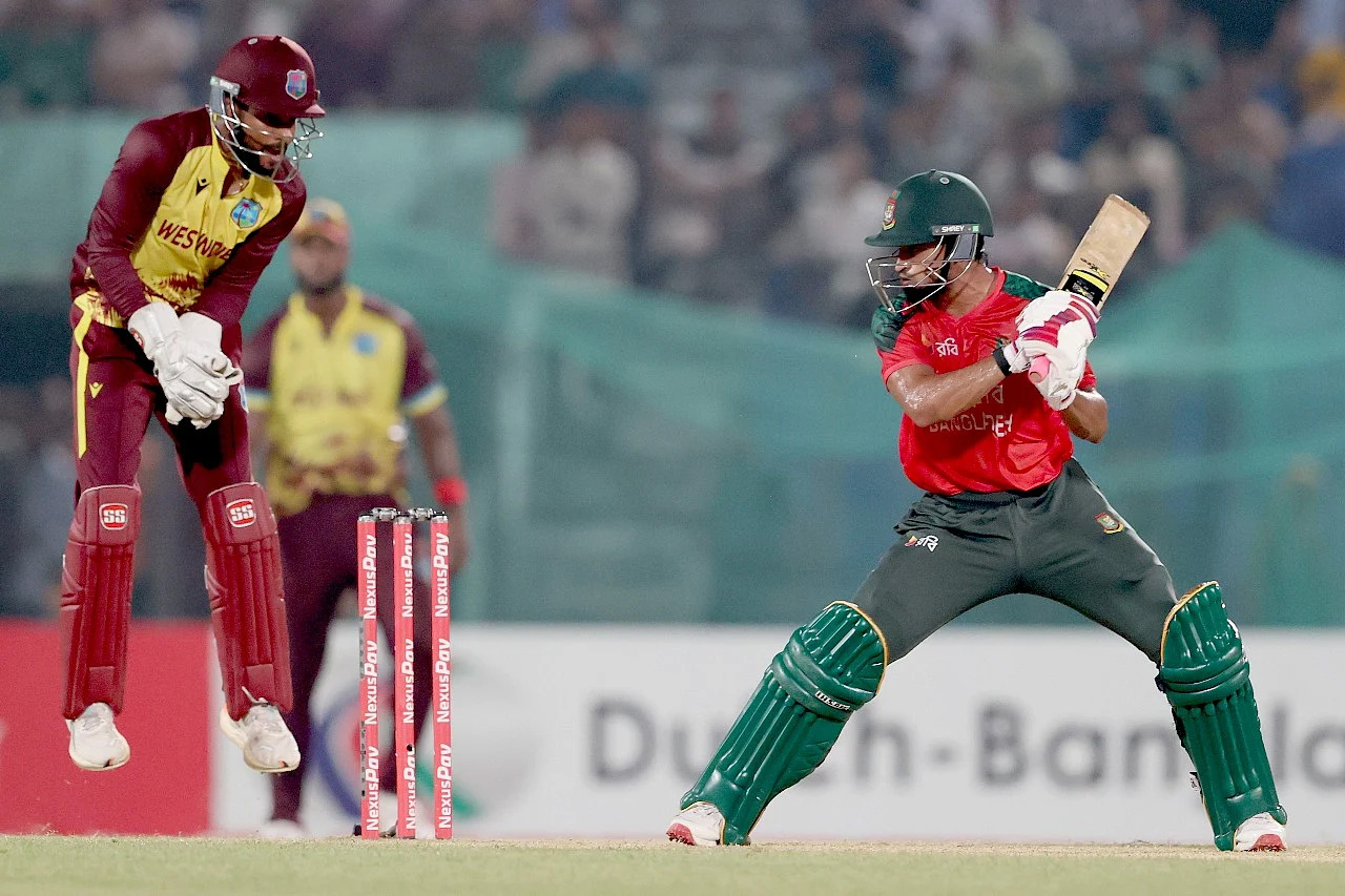 বাংলাদেশের ইনিংসে সর্বোচ্চ ৩৩ রান করেছেন তানজিম।